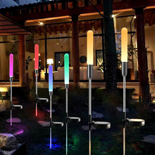 电商热销新品LED太阳能磨砂棒草坪灯，LED户外防水装饰芦苇节日灯