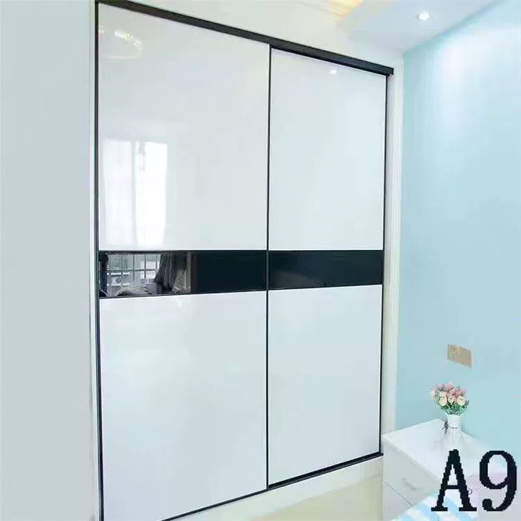 W6 Highlight Wardrobe Gate Customized Home Beds Pushing Door Moving Gate Molescase Gate Customize Simple Western Qi -resistant and wear -resistant