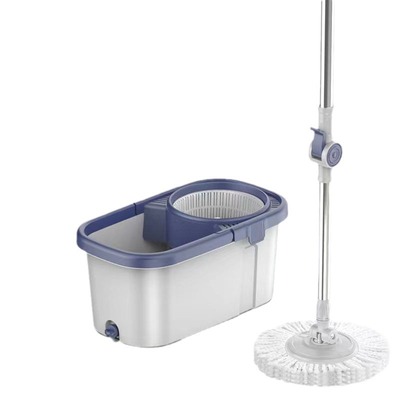 家用多功能免手洗旋转拖把桶干湿拖把新款懒人双驱动旋转拖把地拖