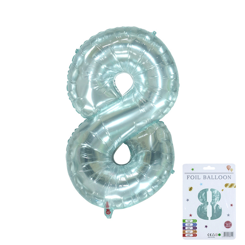 Tarjeta de papel de 32 pulgadas jalea de cristal digital globo de embalaje independiente fiesta de cumpleaños ambiente de vacaciones globo decorativo