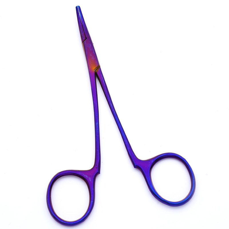 Nueva fábrica al por mayor torniquete de acero inoxidable alicates de pesca gancho recto curvado oreja tirando alicates sin hebilla clip de bloqueo