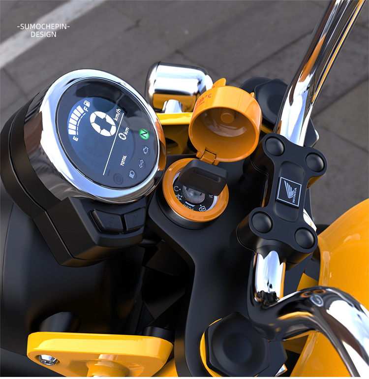 No.9 electric car motorcycle modification accessories cub CC110 electric door lock car keyhole decorative cover