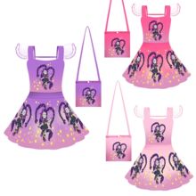 �¿�Ůͯ����ȹ����ȹ cosplaybobi time lilyӡ������A��ȹ83132