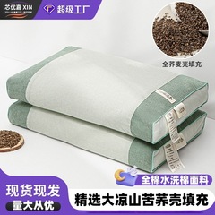 工場卸売純粋なそば殻枕枕コア睡眠サポート頚椎素朴な純粋なそば殻大人の特別なハード枕