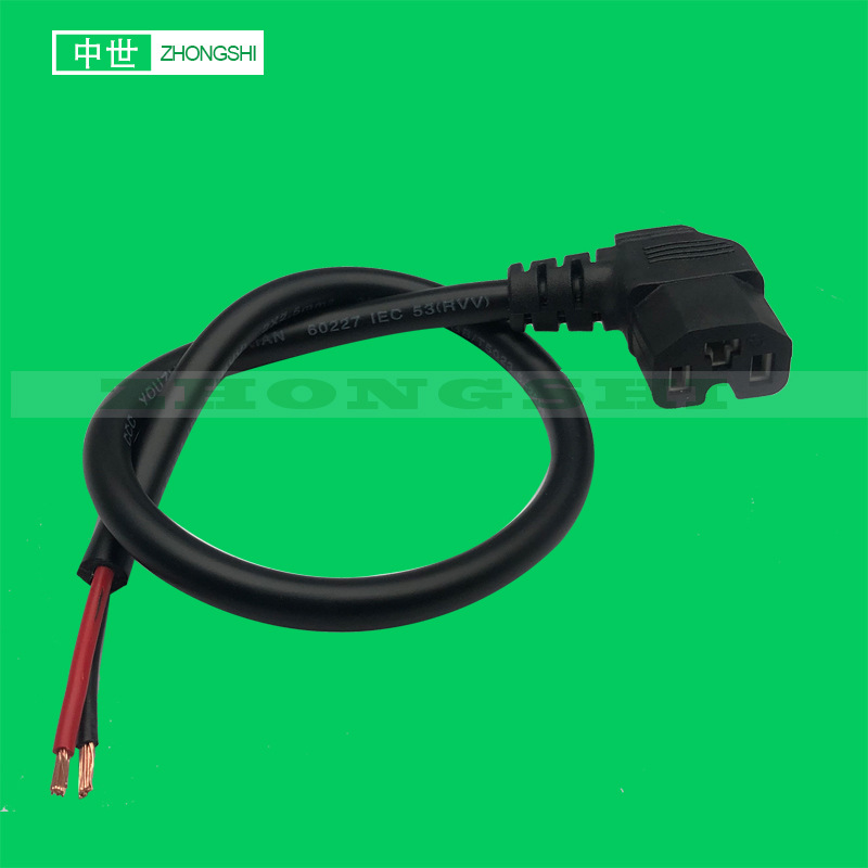 电动车弯头转换延长线 T字型多功能转换插头 新能源车充电接口线