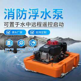 遥控消防浮艇泵 便携式水上救援浮挺泵 抗洪抢险专用大功率浮水泵