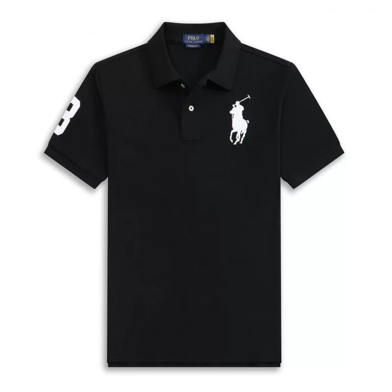 Летняя одежда, polo, хлопковая футболка с вышивкой