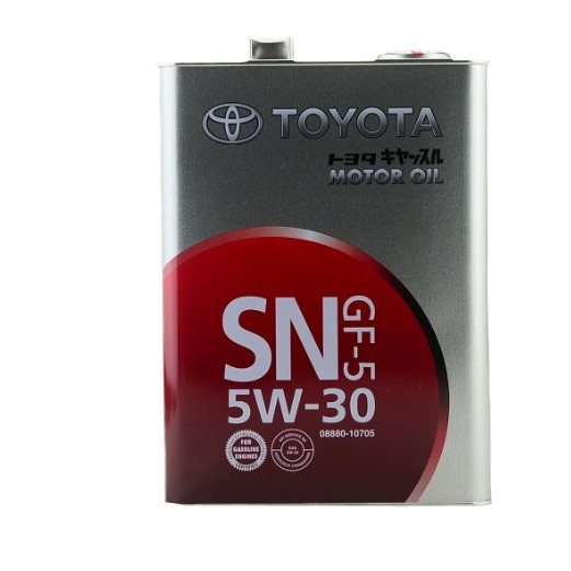 日本进口丰田全合成机油5W30 SN级GF-5汽车发动机润滑油4L