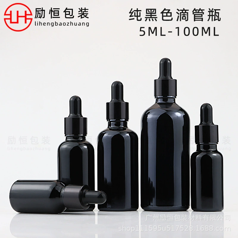 30 мл черная бутылка эфирного масла 10 мл в наличии бутылка-капельница для раствора стеклянное эфирное масло разливается отдельно, чтобы избежать света и подготовить пустую бутылку