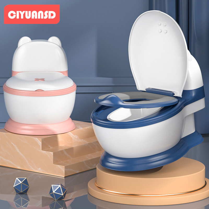 Manufacturer wholesale children's toilet enlarged simulated toilet baby baby stool urinal for boys and girls to sit in the toilet