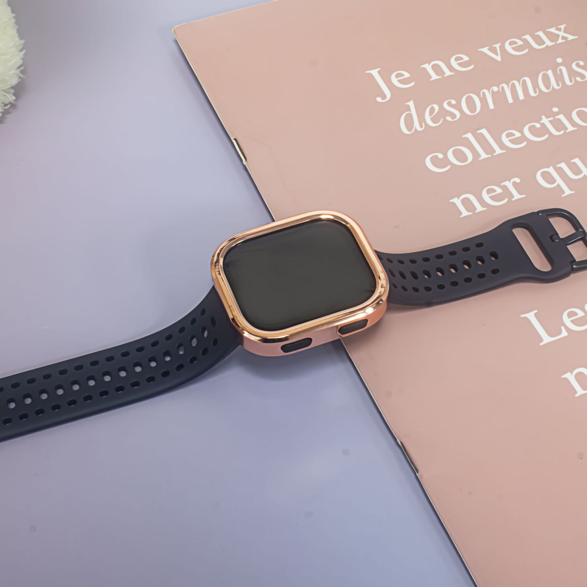Suitable for Huami Amazfit Bip 6 smart watch metal protective case, anti-fall, anti-scratch and lightweight case 3