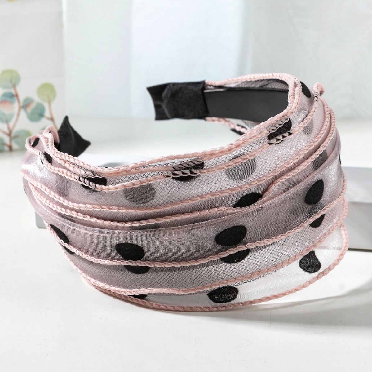 Estilo coreano simple pelo blanco que cubre la diadema tocado de las mujeres cubierta de horquilla ancha presionado Red roja 2022 nueva banda de pelo horquilla