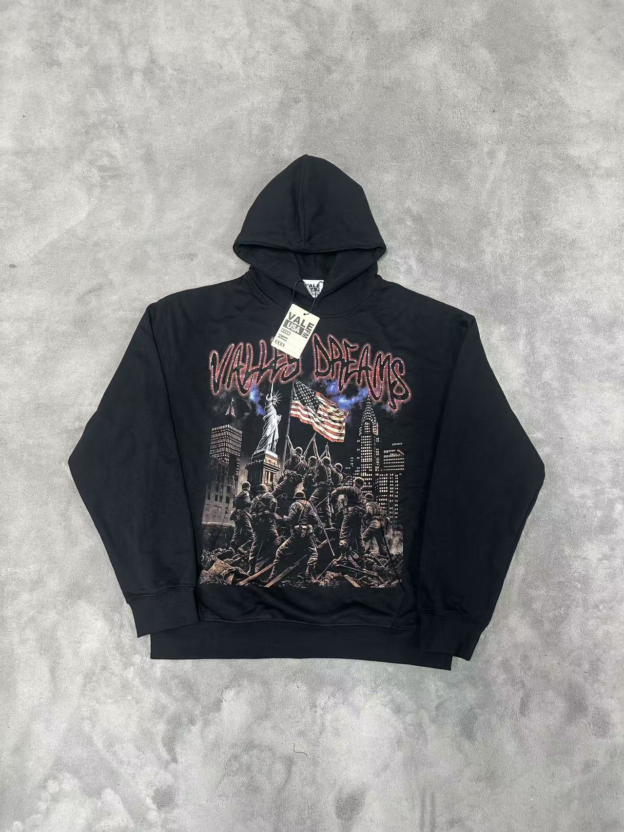 GMABCD Unisex Graphic Print Pullover Hoodie – Relaxed Terry Streetwear - detail 8