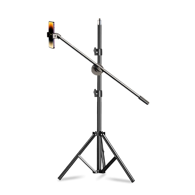 Мобильный телефон в прямом эфире фотографии подсветка штатив наклонный стержень рабочий стол