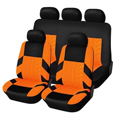 プレス機クロスボーダー外国貿易通用タイヤ紋エンボス9点セットニット布自動車シートカバー速売通アマゾン