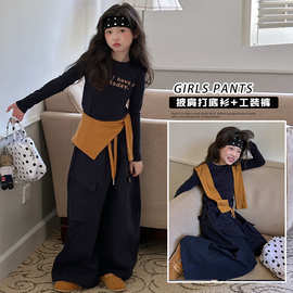 女童超好看韩系秋装小学生女孩衣服早秋穿搭一整套2026新款儿童装