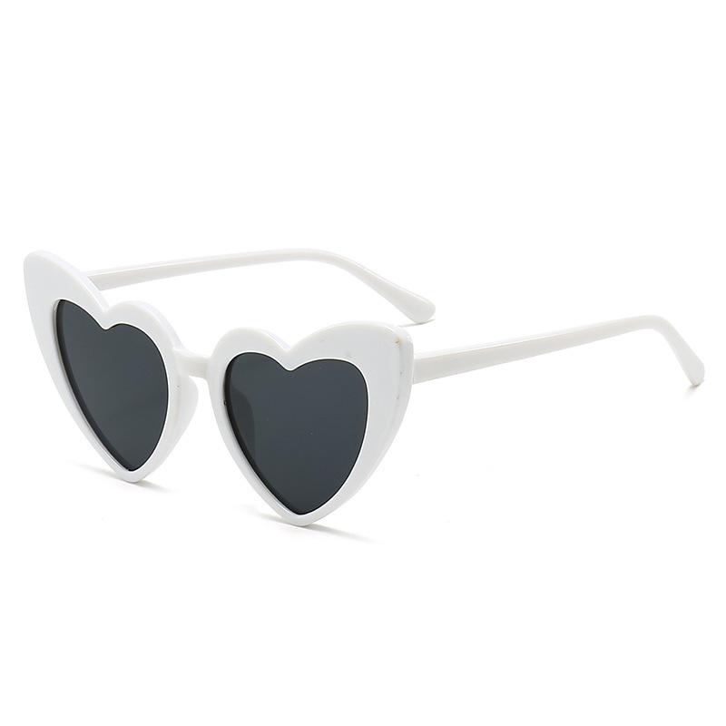 Gafas de Sol con Forma de Corazón para Niños de PC, Protección UV400, para Fiestas y Viajes