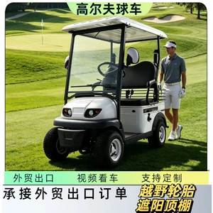 Electric four-wheeled vehicle for scenic area sightseeing, two-seater electric golf cart, transportation vehicle for parks, real estate developments, and scenic areas