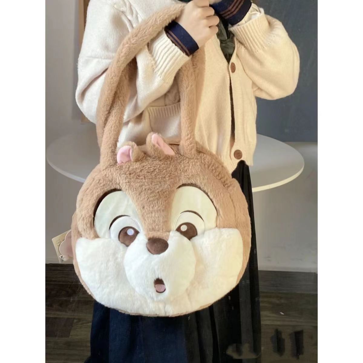 Comercio exterior nueva bolsa de felpa, muñeca, bolso, máquina de agarre, máquina de garras, intercambio de muñecas, muñeca de oso, ciudad de videojuegos, intercambio de mochilas