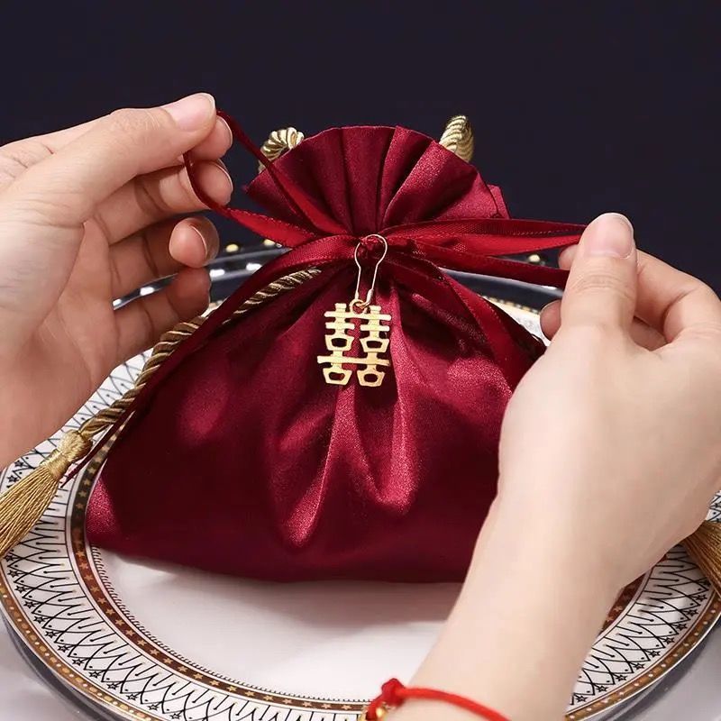 Bolsa de dulces de boda especial en línea inswind nueva caja de regalo de boda caja de dulces de boda textura embalaje de luna llena