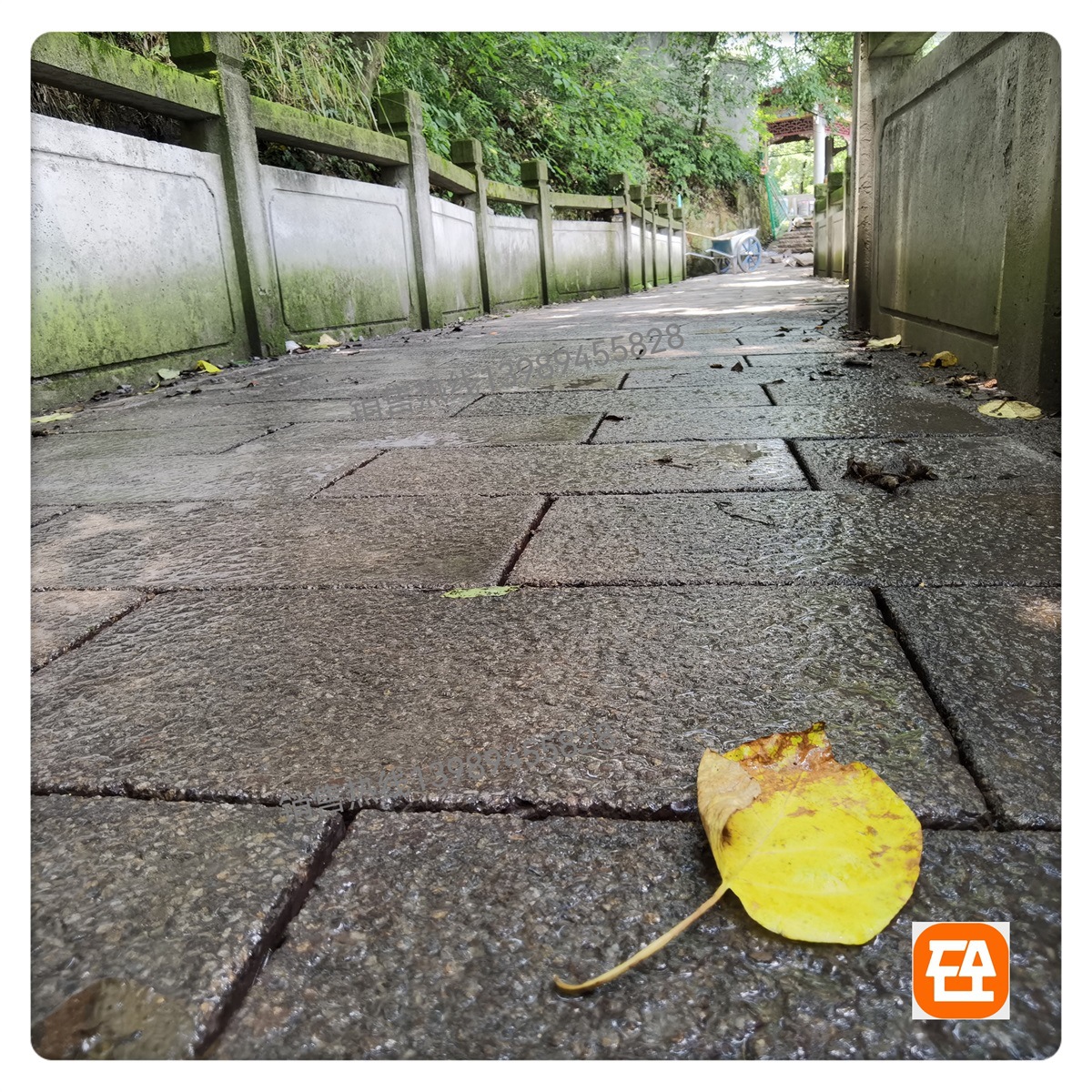 仿武康石老石板水泥老石板预制混凝土板材复古砼工艺