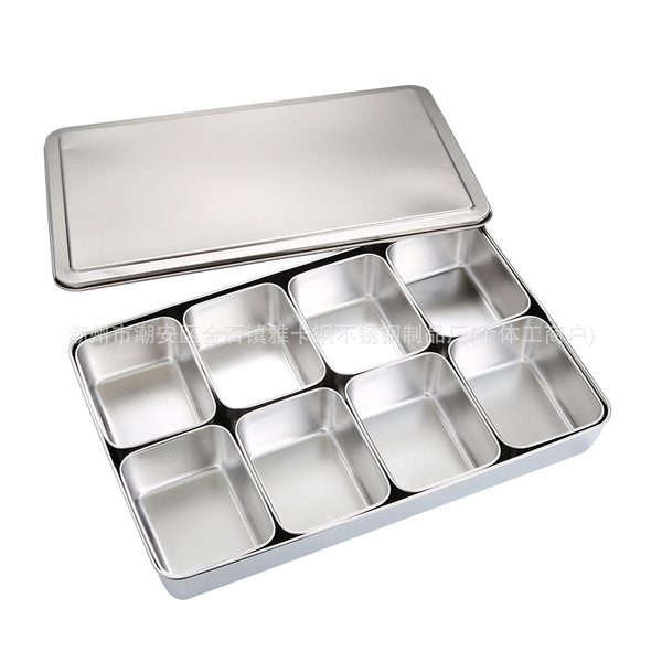 Seasoning box Commercial multi -style seasoning tank stainless steel…