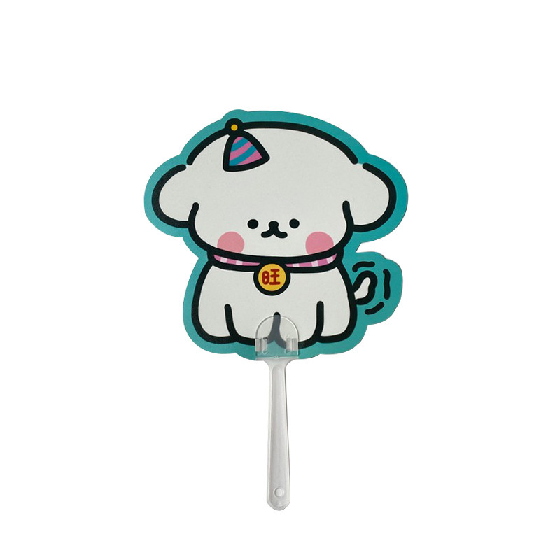 Summer cute handheld cool cartoon round fan for students