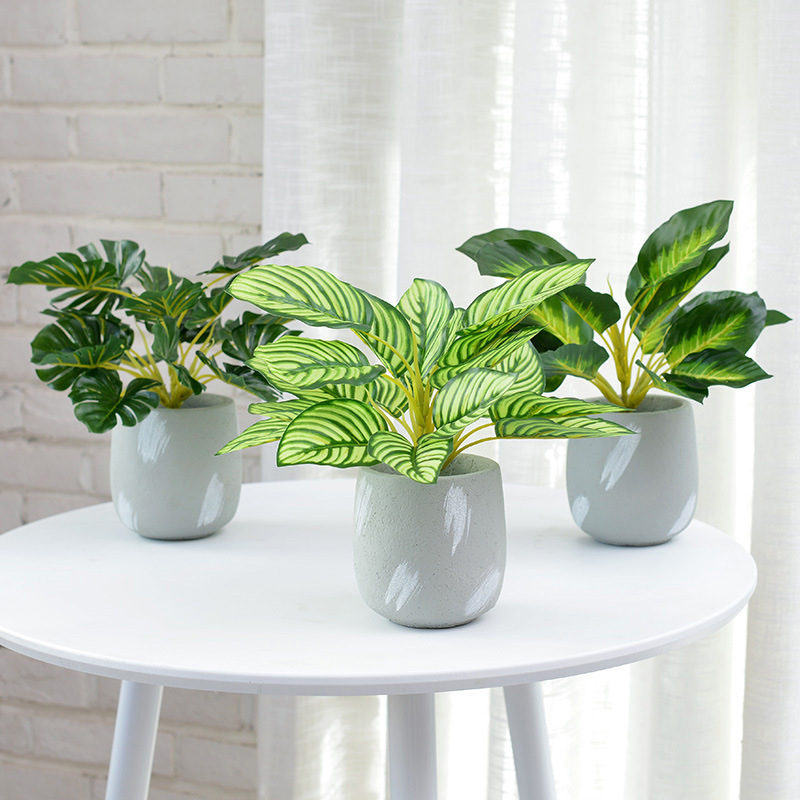 Nordic ins style creative home indoor simulation plant decoration living room flower desktop fake potted decoration