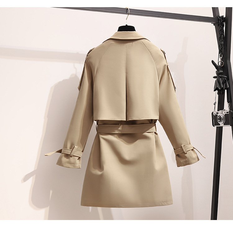 Trench coat elegante para mulher estilo britânico de outono_voghion.com