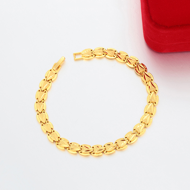 Chapado en 24 K de color (unos 20 cm de largo)