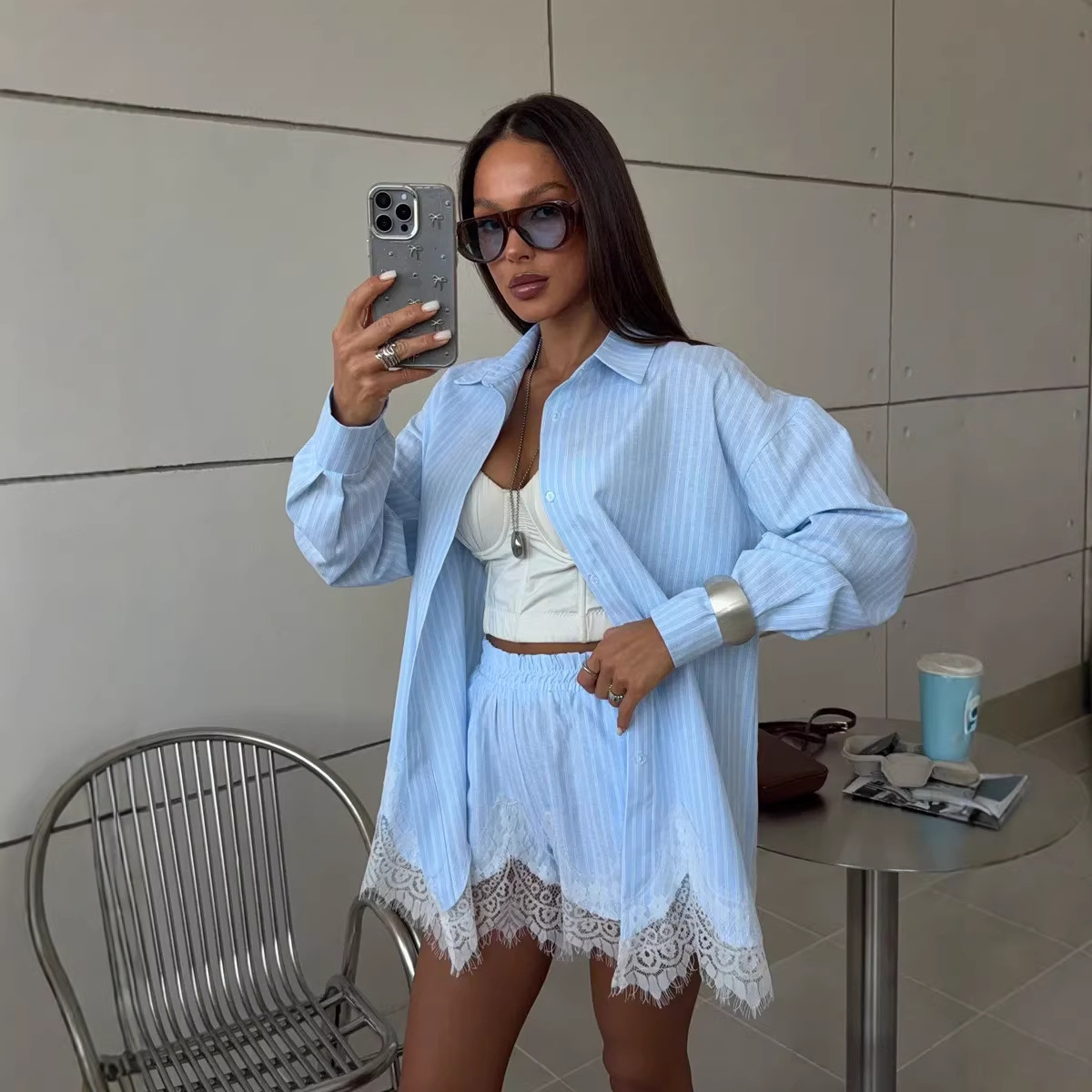 summer lace shirt