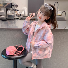 女童冲锋衣外套2025秋季新款儿童韩版洋气夹克中大童秋装防风上衣