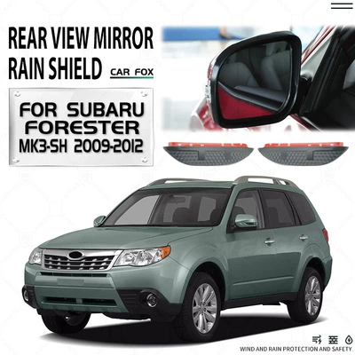 Rain shield – shield rain eyebrow - no-gifts-subaru-forester-mk3-sh-2009-2012-rearview-mirror-rain-eyebrow-carbon-fiber-pattern