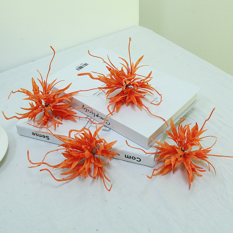 High-End Artificial Silk Dragon Whiskers and Epiphyllum Home Wedding Outdoor Flower Landscaping Decorative Flower Heads Wholesale Dried Flowers