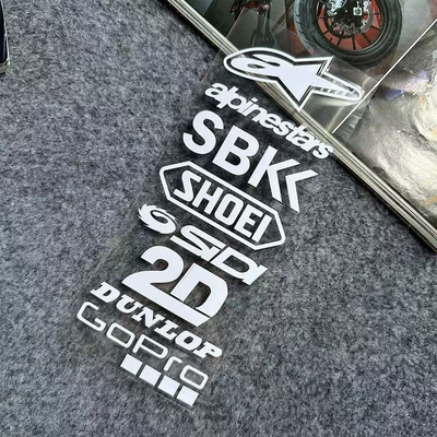 Motorcycle wheel hub — Motorcycle Decorative Decals Reflective - style-dnon-reflective-pure-white-buy-any-two-and-get-20-off
