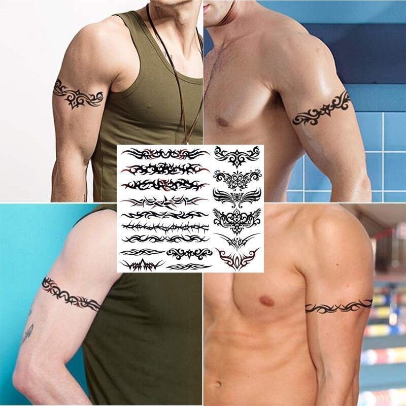 New Cross-border Tattoo Sticker Totem Waist Flower Magic Figure Luminous Abdominal Pattern Sexy Men's and Women's Tattoo Sticker Juice New Cross-border Tattoo Sticker Totem Waist Flower Magic Figure Luminous Abdominal Pattern Sexy Men's and Women's Tattoo Sticker Juice