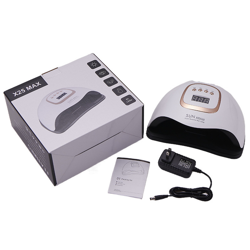 Lámpara de terapia de luz X25 81 lámpara de granil de alta potencia UV doble fuente de luz no negra máquina de manicuras transfronteriza al por mayor