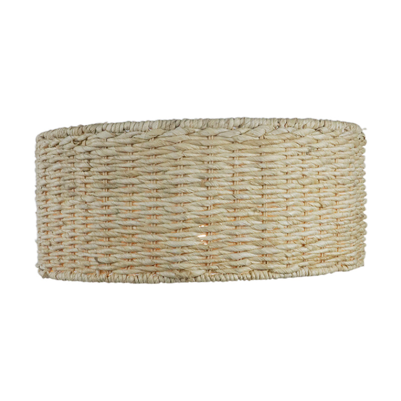 Cama y desayuno Zen chino pastoral creativo ratán papel cuerda pantalla dormitorio balcón restaurante bambú tejido cuerda de papel tejido araña