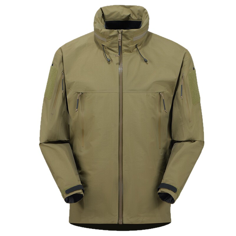 Taizhou Bird-Style Hardshell Military Nylon Fabric Windproof and Waterproof Hooded Jacket Mountaineering Clothing Outdoor