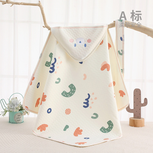 Infant Blanket Three Layers Warm Four Seasons Covering A Class Newborn Products Cartoon Delivery Room Blanket Baby Blanket 