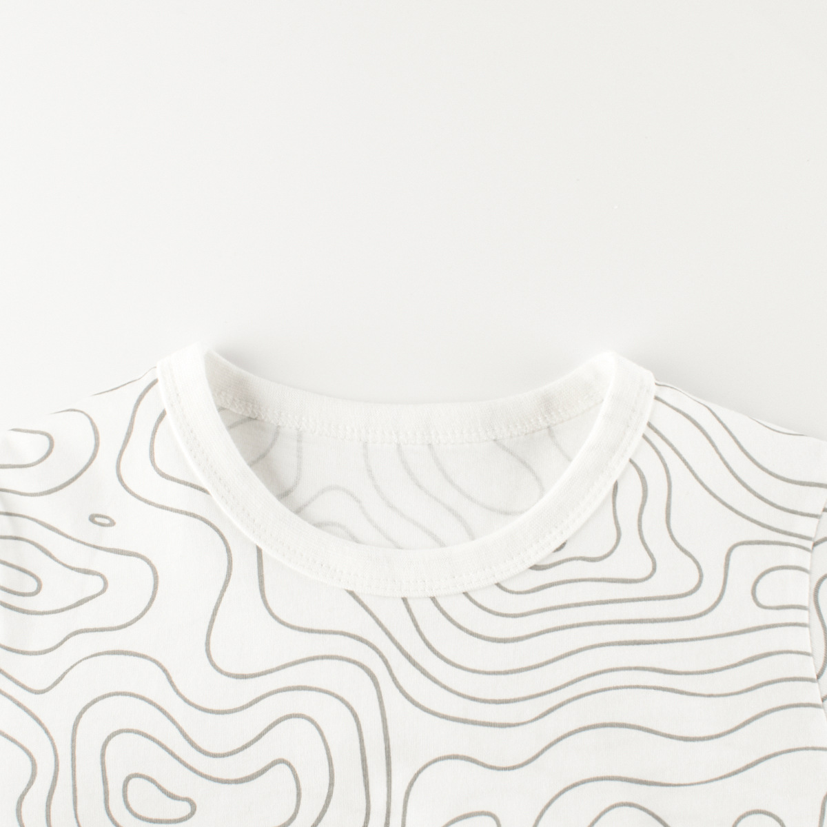 27kids niños de manga corta 2025 verano nuevo chico camiseta de impresión completa ropa de bebé cuello redondo cabello de una pieza