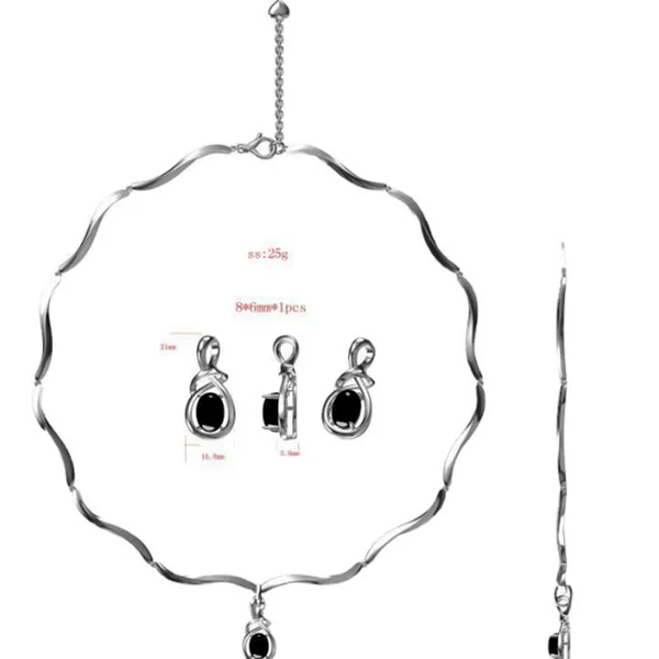 ODM version custom 925 sterling silver necklace to pattern jewelry OEM quick strength proofing version Meilong silver jewelry
