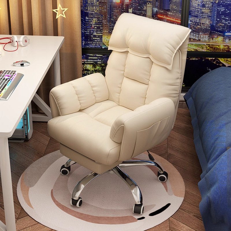 Computer Chair Home Office Backrest Lazy Sofa Chair Bedroom Reclining Ergonomic Seat Comfortable Gaming Chair
