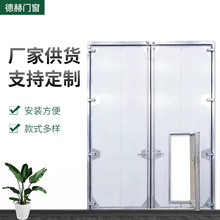 批发厂房大门不锈钢工业平开大门车间保温平移钢木大门电动平移