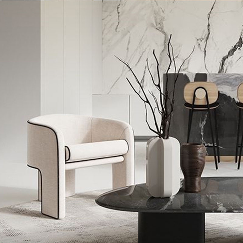 미색 벨벳 원단