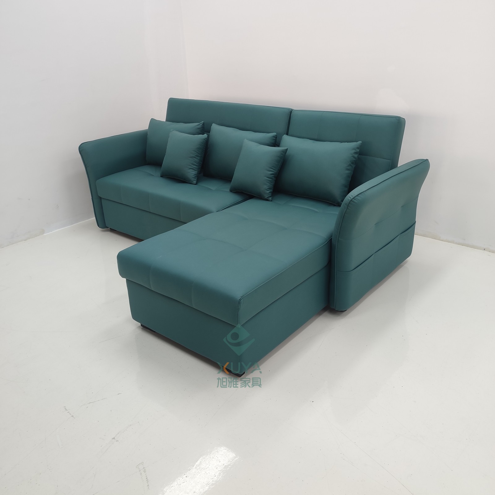 Estilo simple sofá cama multifuncional doble uso plegable pequeño apartamento sala de estar sofá cama de almacenamiento VIP