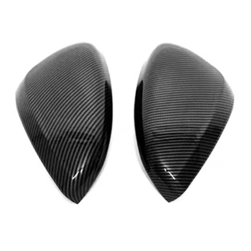 Adecuado para Peugeot 208 301 2008 cubierta del espejo retrovisor galvanoplastia espejo retrovisor Shell patrón de fibra de carbono reflector modificación