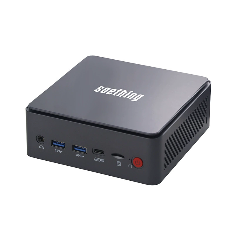 Портативный мини ПК, Core i5-1235U, офисный/игровой, мини док-станция, бесшумный