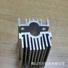 厂家做高密齿散热铝型材梳子6063电子铝合金散热器