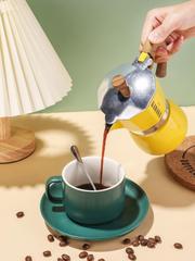 444Z批發辦公室家用單閥摩卡壺意式咖啡壺煮咖啡機手沖電煮萃取壺